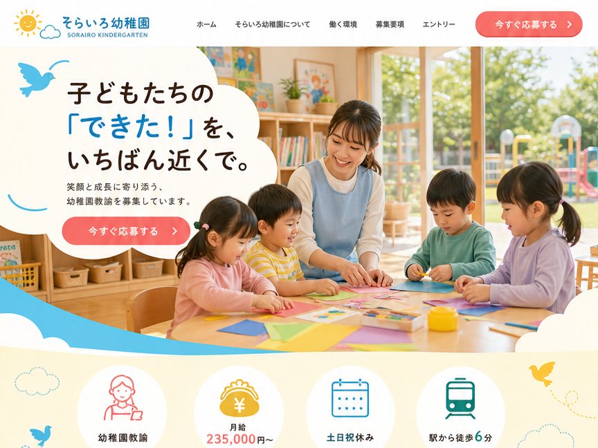 SORAIRO のデザイン例
